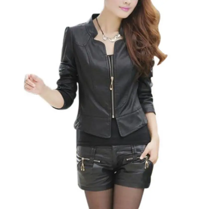 Winter Sexy Street Style Womens Casual Solid Color Zipper Slim Biker Motorcycle PU Leather Jacket Coats T7
Winter Sexy Street Style Womens Casual Solid Color Zipper Slim Biker Motorcycle PU Leather Jacket Coats T7