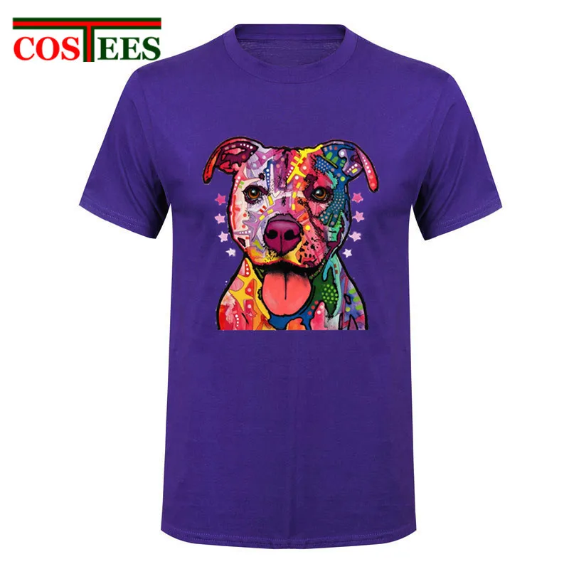 Cotton Jersey Men's T-shirt Neon Pitbull Colorful T-shirt Abstract Dog Face Graphic Shirts Comfort Soft Tees shirts 2017 fashion
Cotton Jersey Men's T-shirt Neon Pitbull Colorful T-shirt Abstract Dog Face Graphic Shirts Comfort Soft Tees shirts 2017 fashion