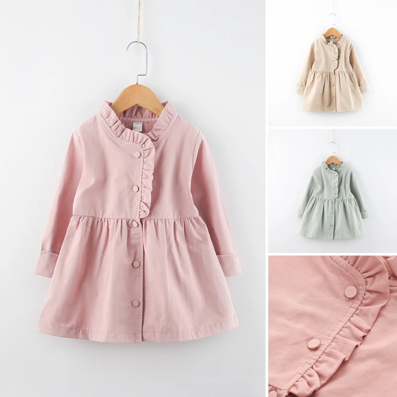 Hot 2021 Spring Fall Girls Medium-Long Casual Jacket Little Kids Lovely Lace Ruffled Outerwear Kids Trench Coat Windbreaker X196
Hot 2021 Spring Fall Girls Medium-Long Casual Jacket Little Kids Lovely Lace Ruffled Outerwear Kids Trench Coat Windbreaker X196