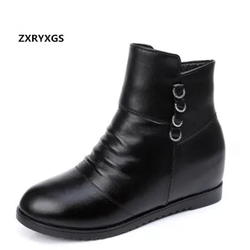 ZXRYXGS Brand Shoes Woman Warm Comfort Snow Boots 2019 Increase Within Fashion Casual Shoes Genuine Leather Shoes Women Boots
ZXRYXGS Brand Shoes Woman Warm Comfort Snow Boots 2019 Increase Within Fashion Casual Shoes Genuine Leather Shoes Women Boots