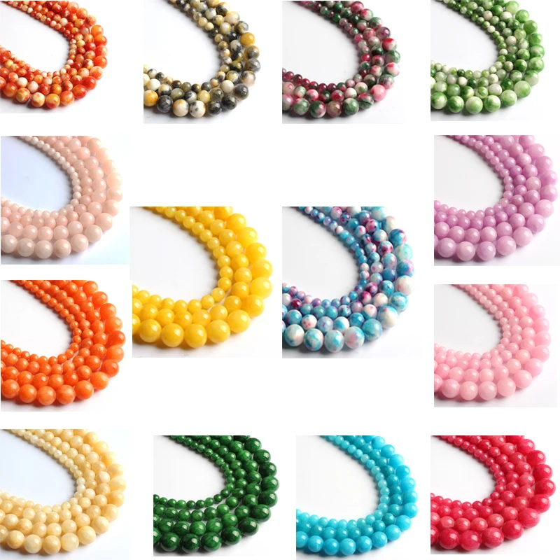 Wholesale Colorful Jades Stone Round Beads for Jewelry Making Diy Bracelet Necklace Jewellery 6 8 10 12MM Pick Size 15 Inches
Wholesale Colorful Jades Stone Round Beads for Jewelry Making Diy Bracelet Necklace Jewellery 6 8 10 12MM Pick Size 15 Inches