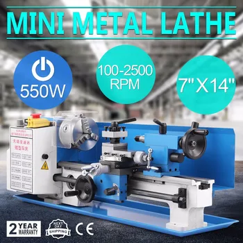 550W Mini Metal Lathe Metalworking Tool Variable Speed DIY Processing Bench Top
550W Mini Metal Lathe Metalworking Tool Variable Speed DIY Processing Bench Top