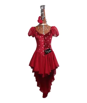 DHL Free Shipping Sexy Latin Dance Dress For Ladies Glisten Rhinestones Fringe Salsa Dresses Women Ballroom Tutu Tassel Dresses
DHL Free Shipping Sexy Latin Dance Dress For Ladies Glisten Rhinestones Fringe Salsa Dresses Women Ballroom Tutu Tassel Dresses