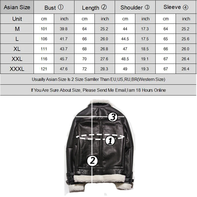 Avirex Size Chart