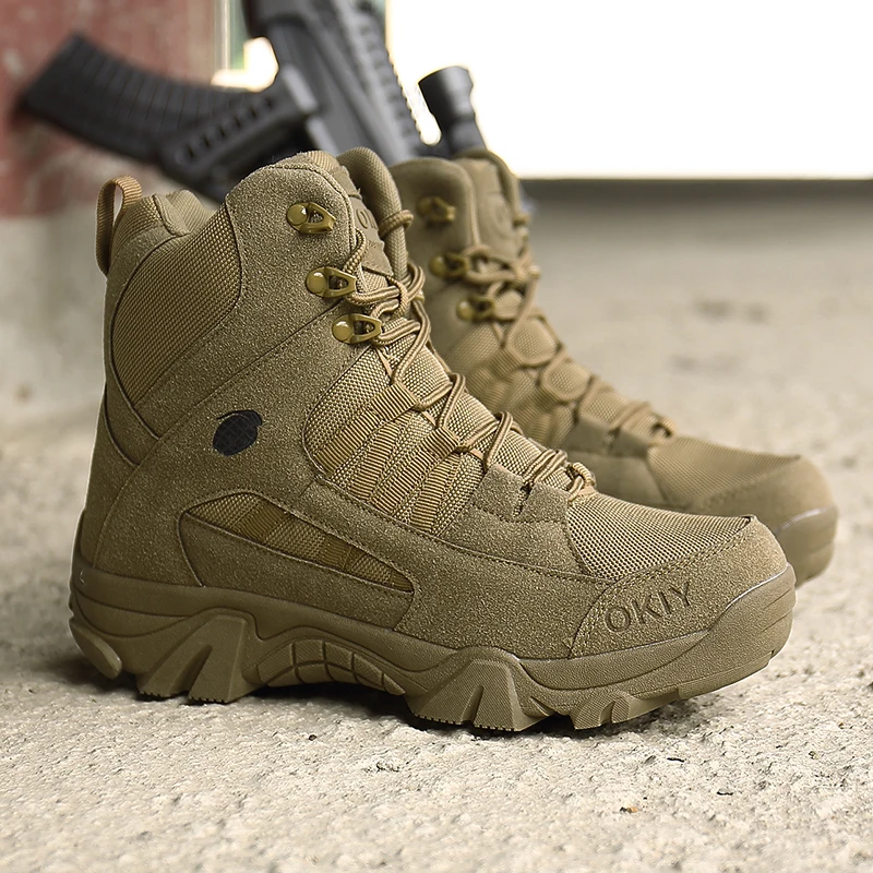 Military Boots Men Anti-Slip Damping Rubber Boots Men All Seasons Mens Boots Tactical Brown Cow Suede Male Casual Shoes
Military Boots Men Anti-Slip Damping Rubber Boots Men All Seasons Mens Boots Tactical Brown Cow Suede Male Casual Shoes