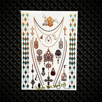 New Fashion Gold Henna Grid Gem Mesh Temporary Tattoo Women Body Arm Sleeve, Fake Diamond Flash Tattoo Choker Neck Indian Totem
New Fashion Gold Henna Grid Gem Mesh Temporary Tattoo Women Body Arm Sleeve, Fake Diamond Flash Tattoo Choker Neck Indian Totem