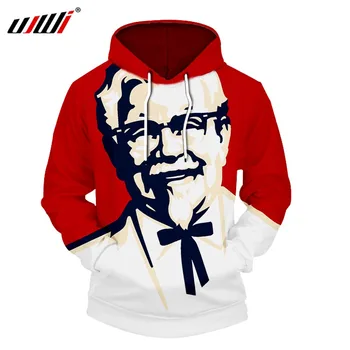 UJWI Men's Hoodie Black 2019 Spring Hankyu KFC Grandpa 3d Hooded Sweatshirt Casual Long Sleeve Pullover
UJWI Men's Hoodie Black 2019 Spring Hankyu KFC Grandpa 3d Hooded Sweatshirt Casual Long Sleeve Pullover