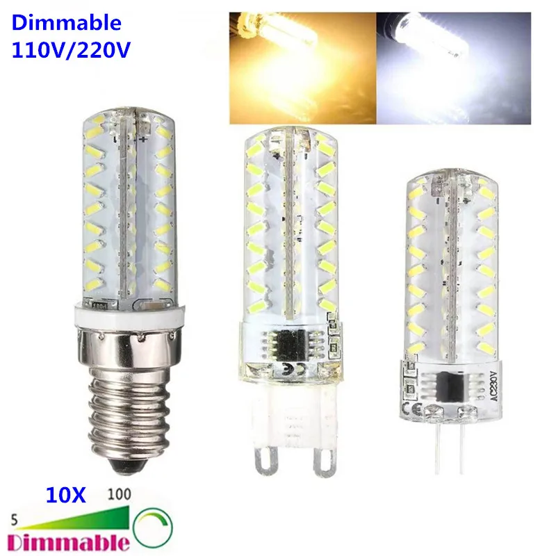 10X Bombillas Dimmable LED Lampada 7W G9 G4 E14 lights Led corn Bulb Dimming 110V 220V SMD 3014 Crystal Lamp Ampoule Candle Luz
10X Bombillas Dimmable LED Lampada 7W G9 G4 E14 lights Led corn Bulb Dimming 110V 220V SMD 3014 Crystal Lamp Ampoule Candle Luz