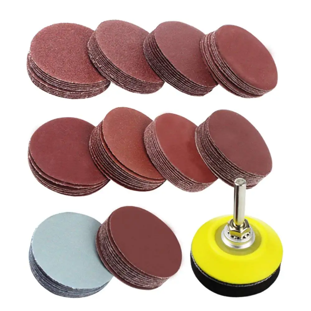 2 inch 100PCS Sanding Discs Pad Kit for Drill Grinder Rotary Tools with Backer Plate 1/4inch Shank 80-3000 Grit Sandpapers
2 inch 100PCS Sanding Discs Pad Kit for Drill Grinder Rotary Tools with Backer Plate 1/4inch Shank 80-3000 Grit Sandpapers