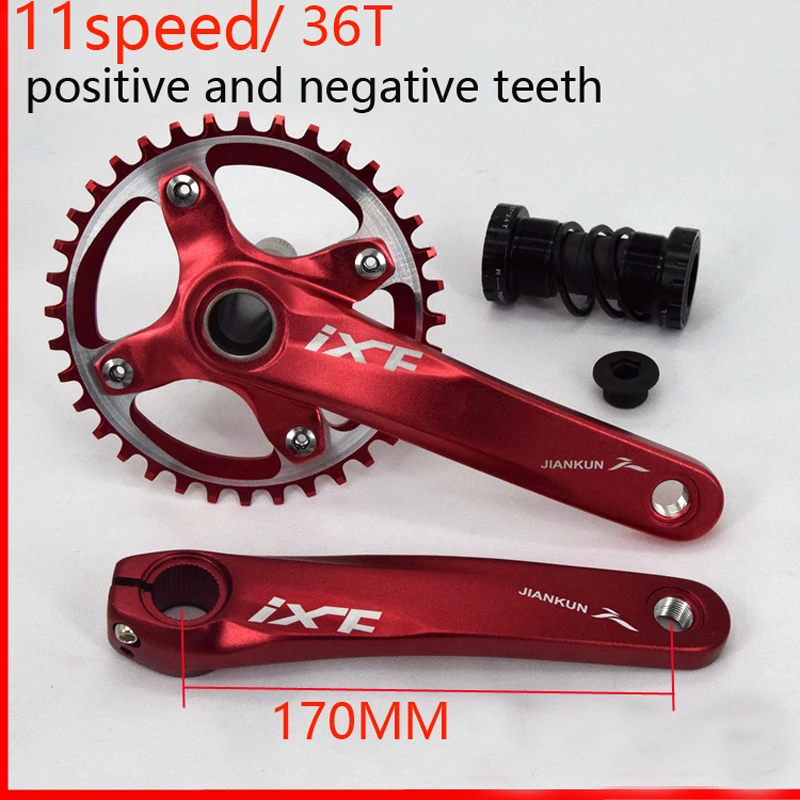 iXF BIKE bicycle Crank Crankset chain wheel with BB crank 170 HollowTech bicycle parts
iXF BIKE bicycle Crank Crankset chain wheel with BB crank 170 HollowTech bicycle parts