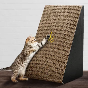 Corrugated paper Cat Scratch board with catnip Cat bed cushion mat Cat Scratcher Scratching pad Post cat Interactive play Toy
Corrugated paper Cat Scratch board with catnip Cat bed cushion mat Cat Scratcher Scratching pad Post cat Interactive play Toy