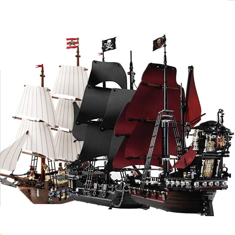 Legoing Pirates Ship Queen Anne's Revenge Black Pearl Ship Caribbean Pirates Model Building Blocks Boy Birthday Gift Kids Toys
Legoing Pirates Ship Queen Anne's Revenge Black Pearl Ship Caribbean Pirates Model Building Blocks Boy Birthday Gift Kids Toys