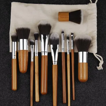12 Pcs Bamboo Makeup Brush Set Professional Foundation Concealer Powder Brushes Lip Eye Face Cosmetics Brushes Kit With Bag
12 Pcs Bamboo Makeup Brush Set Professional Foundation Concealer Powder Brushes Lip Eye Face Cosmetics Brushes Kit With Bag