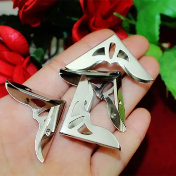 Silver Plated Book Scrapbooking Albums Menus Corner Protectors Metal Hollow Corners For Books,31*31*3mm,Fit 3mm,6Pcs
Silver Plated Book Scrapbooking Albums Menus Corner Protectors Metal Hollow Corners For Books,31*31*3mm,Fit 3mm,6Pcs