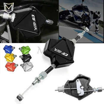 

Motorcycle CNC Aluminum Stunt Clutch Lever Easy Pull Cable System For HONDA CRF450R CRF 450R 450 CRF450 R 2002-2019 2018 2017