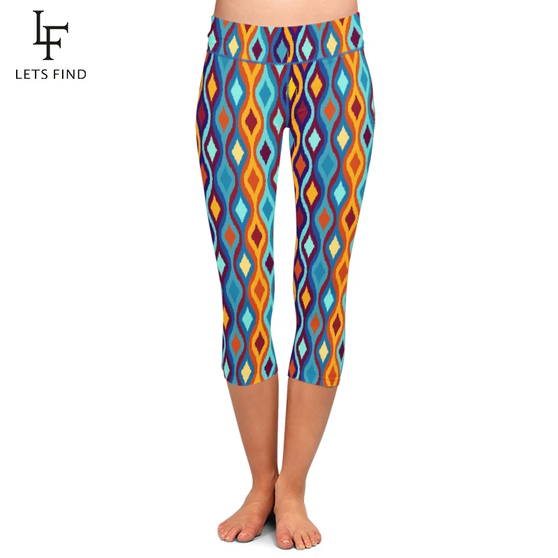 LETSFIND 2109 New Style Printing Women Fitness Elasticity Capri Leggings High Waist Plus Size Polyester Female Mid Calf Leggings
LETSFIND 2109 New Style Printing Women Fitness Elasticity Capri Leggings High Waist Plus Size Polyester Female Mid Calf Leggings
