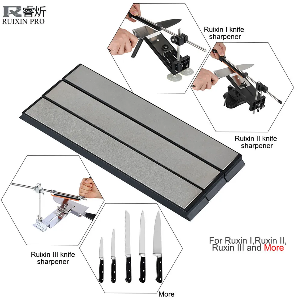 Ruixin pro1 Set 3pcs Kitchen Tool Knife Sharpener Edge Diamond Whetstone Sharpening Stones for Ruixin Pro Knife Sharpener System
Ruixin pro1 Set 3pcs Kitchen Tool Knife Sharpener Edge Diamond Whetstone Sharpening Stones for Ruixin Pro Knife Sharpener System