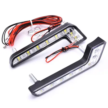 Katur 2pcs L-Shape 8LED Daytime Running Light Front Fog Driving Lamp Headlight DRL Day Light 12V 8 LED White DRL Daylight Lamps
Katur 2pcs L-Shape 8LED Daytime Running Light Front Fog Driving Lamp Headlight DRL Day Light 12V 8 LED White DRL Daylight Lamps