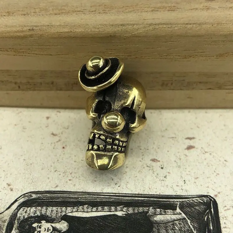 EDC Tools Brass Knife Beads Brass Clown Skull Lanyard Bead Paracord Knife Keychain Tool Pendant # 110
EDC Tools Brass Knife Beads Brass Clown Skull Lanyard Bead Paracord Knife Keychain Tool Pendant # 110