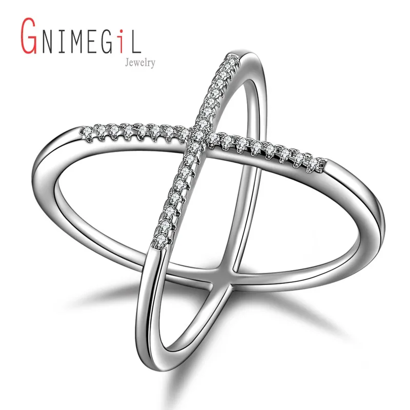 GNIMEGIL 2017 Newest Design Infinity Ring with 36 Pieces Micro Paved CZ Fashion Women Silver Color Rings Wholesale
GNIMEGIL 2017 Newest Design Infinity Ring with 36 Pieces Micro Paved CZ Fashion Women Silver Color Rings Wholesale