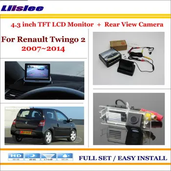 Liislee For Renault Twingo 2 II 2007~2014 Car Reverse Backup Rear Camera + 4.3" TFT LCD Monitor = 2 in 1 Rearview Parking System
Liislee For Renault Twingo 2 II 2007~2014 Car Reverse Backup Rear Camera + 4.3" TFT LCD Monitor = 2 in 1 Rearview Parking System