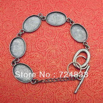 13x18mm Blank Bracelet Base Multi-color Plated Brass Oval Bezel Tray Buckle Chain Bracelet Settings DIY Making Wholesale
13x18mm Blank Bracelet Base Multi-color Plated Brass Oval Bezel Tray Buckle Chain Bracelet Settings DIY Making Wholesale