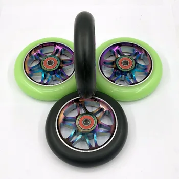 2PCS 110mm Stunt Aluminium Alloy Hexagonal Scooter Wheels With 608 ABEC-9 Bearing High Elastic PU Hardness 88A Skates Wheels
2PCS 110mm Stunt Aluminium Alloy Hexagonal Scooter Wheels With 608 ABEC-9 Bearing High Elastic PU Hardness 88A Skates Wheels