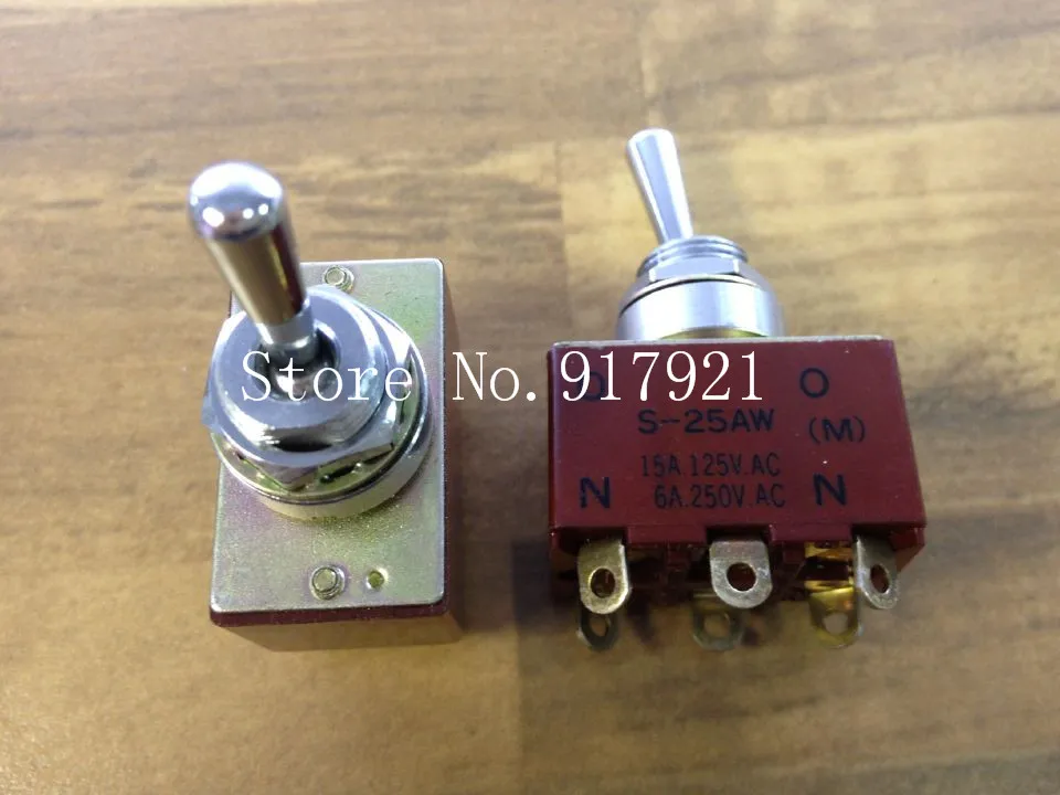 

[ZOB] Japan imported NKK S-25AW toggle switch gear self reset 6A250V genuine original lioujiao --10PCS/LOT