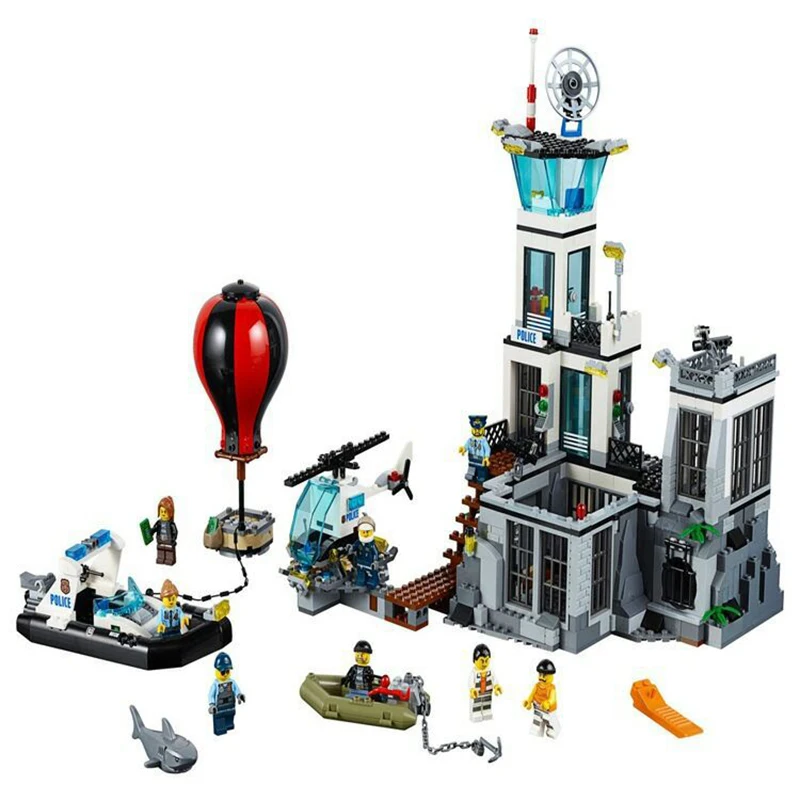 815Pcs Genuine City Series The Prison Island Building Blocks Bricks Educational figure kids Toys For boys Gifts
815Pcs Genuine City Series The Prison Island Building Blocks Bricks Educational figure kids Toys For boys Gifts