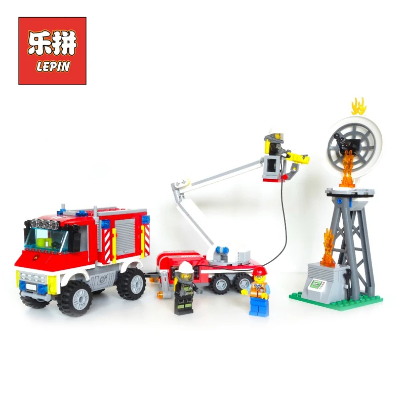 New Lepin 02083 City Series Heavy Fire Engine Rescue Truck Model Building Blocks Compatible legoing City 60111 Toys For Children
New Lepin 02083 City Series Heavy Fire Engine Rescue Truck Model Building Blocks Compatible legoing City 60111 Toys For Children