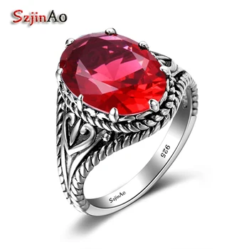 Szjinao Custom Championship Rings Hiphop/Rock Red Ruby Pure Handmade 925 Sterling Silver Luxury Brand Women Jewelry Wholesale
Szjinao Custom Championship Rings Hiphop/Rock Red Ruby Pure Handmade 925 Sterling Silver Luxury Brand Women Jewelry Wholesale