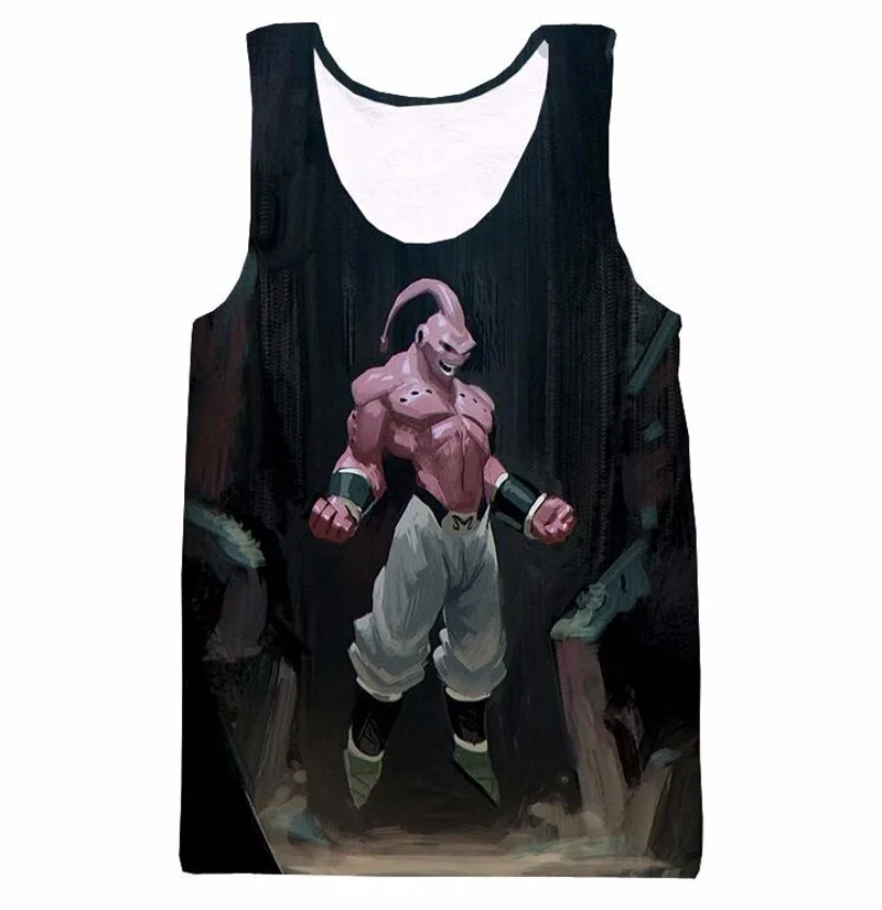 Cool Majin Buu Tank Tops Anime Dragon Ball Z 3D print vest Harajuku fashion casual Men Women Summer Hipster Tank tops
Cool Majin Buu Tank Tops Anime Dragon Ball Z 3D print vest Harajuku fashion casual Men Women Summer Hipster Tank tops
