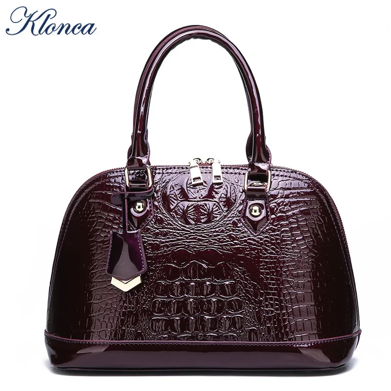 Klonca PU Leather Shell Bag Alligator Pattern Female Handbag 2019 New Fashion Freeshipping Large Capacity Shoulder Bag
Klonca PU Leather Shell Bag Alligator Pattern Female Handbag 2019 New Fashion Freeshipping Large Capacity Shoulder Bag
