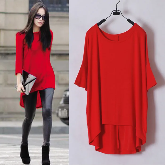 Spring and summer European style modal loose long-sleeved t-shirt women bat shirt solid color shirt tide WQ01
Spring and summer European style modal loose long-sleeved t-shirt women bat shirt solid color shirt tide WQ01