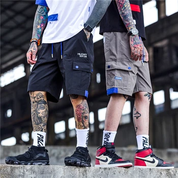 New Mens Hip Hop Casual Multi-pocket Shorts Man Military Short Pants Men Streetwear Cargo Shorts Pants Male Loose letter Shorts
New Mens Hip Hop Casual Multi-pocket Shorts Man Military Short Pants Men Streetwear Cargo Shorts Pants Male Loose letter Shorts