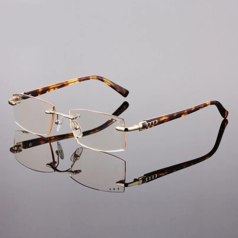 Brown Rimless Reading Glasses Men Women Frameless Points For Male Reader Men's Presbyopia 1.0 1.5 2.0 2.5 3.0 3.5
Brown Rimless Reading Glasses Men Women Frameless Points For Male Reader Men's Presbyopia 1.0 1.5 2.0 2.5 3.0 3.5