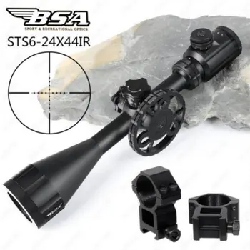 BSA Stealth Tactical STS 6-24X44 IR Hunting Optics Riflescopes Side Parallax Glass Etched Mil Dot Reticle Turrets Lock Scope
BSA Stealth Tactical STS 6-24X44 IR Hunting Optics Riflescopes Side Parallax Glass Etched Mil Dot Reticle Turrets Lock Scope