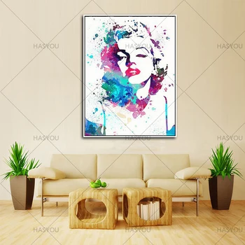 Hand Painted colorful Marilyn Monroe Figure Oil Painting Hang Wall Paintings On Canvas Painting For Living Room Decor
Hand Painted colorful Marilyn Monroe Figure Oil Painting Hang Wall Paintings On Canvas Painting For Living Room Decor