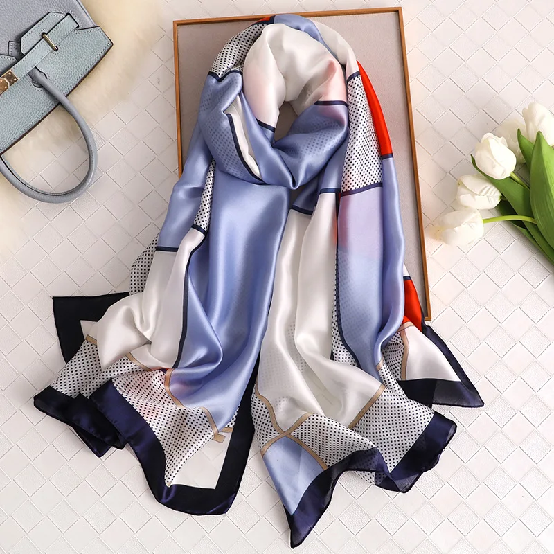 2019 summer luxury brand women silk scarf fashion soft lady scarves designer female shawls wraps long size foulard 180*90
2019 summer luxury brand women silk scarf fashion soft lady scarves designer female shawls wraps long size foulard 180*90