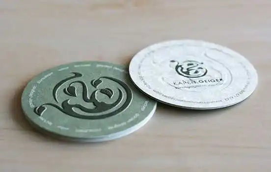 custom emboss printed round business cardletterpress printing color visit card 600gsm die cut special - Round Business Cards custom emboss printed round business cardletterpress printing color visit card 600gsm die cut special - Round Business Cards