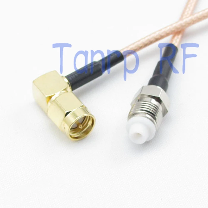 15CM Pigtail coaxial jumper cable RG316 cord 6inch SMA male plug right angle to FME female jack RF adapter connector
15CM Pigtail coaxial jumper cable RG316 cord 6inch SMA male plug right angle to FME female jack RF adapter connector