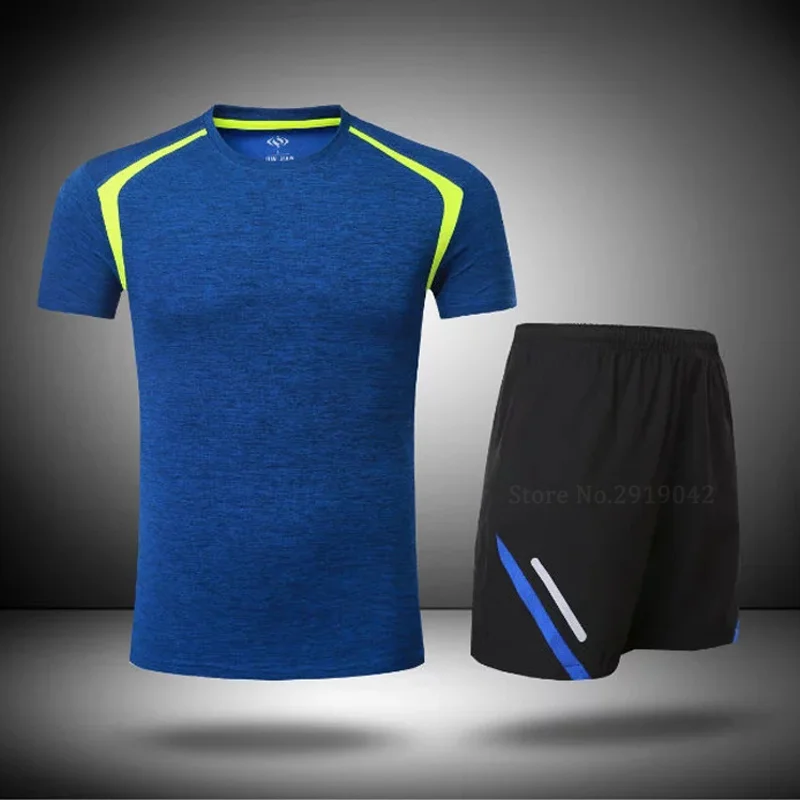 Summer 2pcs Men Jogging Running Sets sports Yoga Set Sportswea Fitness Quick Dry Gym Clothing Table Tennis Sleeve shirts shorts
Summer 2pcs Men Jogging Running Sets sports Yoga Set Sportswea Fitness Quick Dry Gym Clothing Table Tennis Sleeve shirts shorts