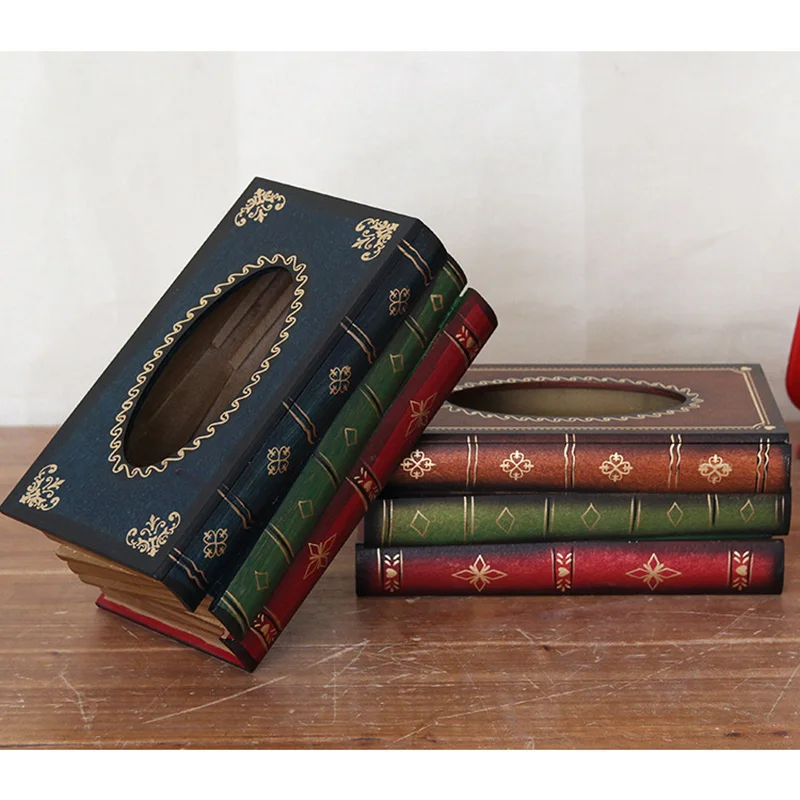 Retro Book Shape Tissue Box Multi-functional Home Car Napkin Paper Container Paper Towel Napkin Case Pouch For Home Decoration
Retro Book Shape Tissue Box Multi-functional Home Car Napkin Paper Container Paper Towel Napkin Case Pouch For Home Decoration