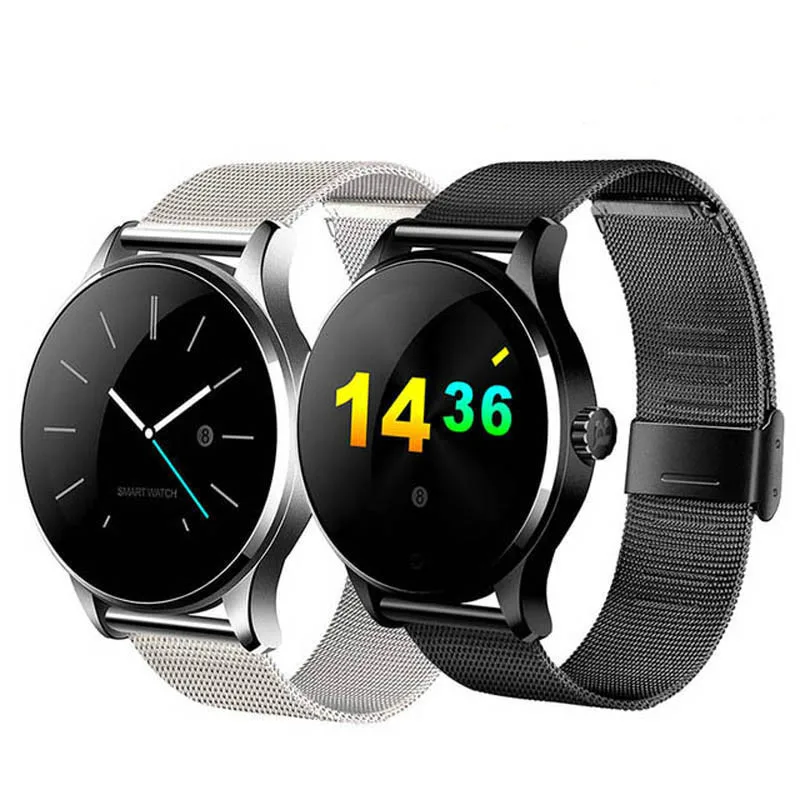 K88H Bluetooth Smart Watch MTK2502 Heart Rate Monitor Sync Phone Call Message Men Women Wrist Smartwatch
K88H Bluetooth Smart Watch MTK2502 Heart Rate Monitor Sync Phone Call Message Men Women Wrist Smartwatch