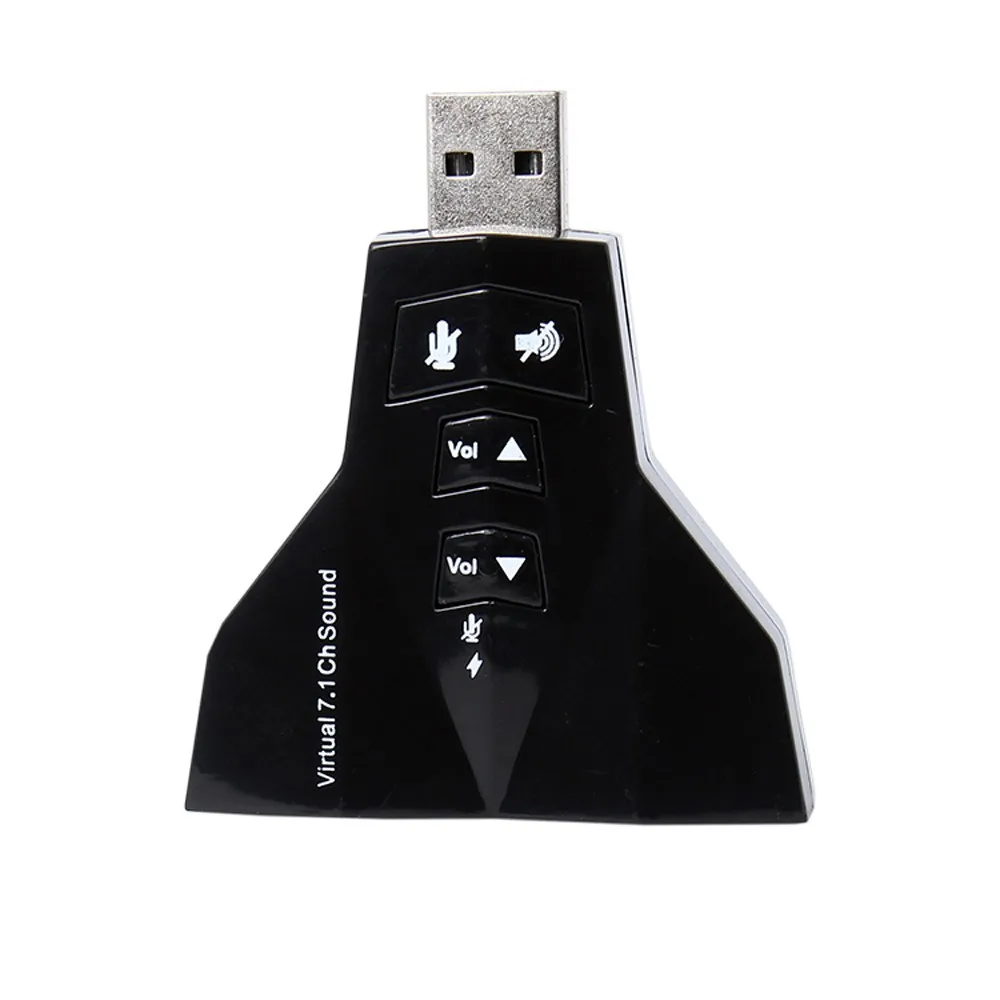 2018 горячая Распродажа Новинка 7 1 канальный USB 2 0 3D Аудио Звуковая карта адаптер