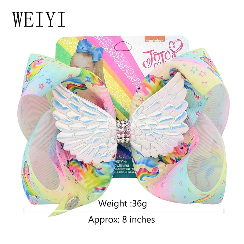 8 Inches Baby Girls Mall Wings Bowknot Hairpin Cartoon Style Polyester Ribbon Handmade Exquisite Headdress Bowknot Hairpin 993
8 Inches Baby Girls Mall Wings Bowknot Hairpin Cartoon Style Polyester Ribbon Handmade Exquisite Headdress Bowknot Hairpin 993
