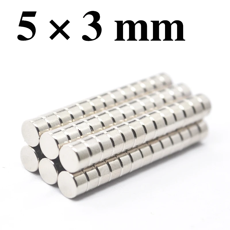 HYSAMTA 30pcs 5x3 Neodymium Magnet Permanent N35 NdFeB Super Strong Powerful Small Round Magnetic Magnets Disc 5mm x 3mm
HYSAMTA 30pcs 5x3 Neodymium Magnet Permanent N35 NdFeB Super Strong Powerful Small Round Magnetic Magnets Disc 5mm x 3mm