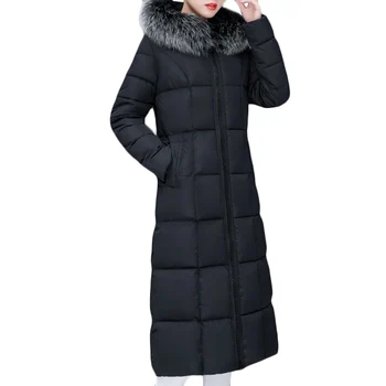 Autumn Winter New Down Cotton Jacket Women Korean Thick Warm Slim Parkas Women's Casual Hooded Long Black Cotton Jackets a335
Autumn Winter New Down Cotton Jacket Women Korean Thick Warm Slim Parkas Women's Casual Hooded Long Black Cotton Jackets a335