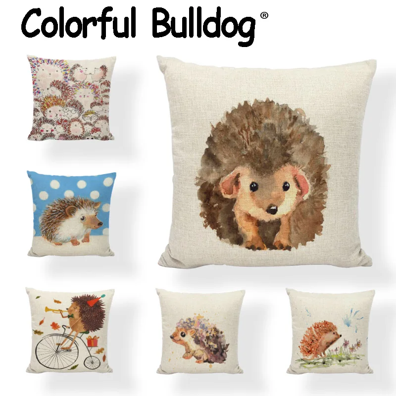 Lovely Hedgehog Cushion Covers Candy Colors Geometric Flowers Baby Room Printed Decor Sofa Seat Linen Cotton Throw Pillows Cases
Lovely Hedgehog Cushion Covers Candy Colors Geometric Flowers Baby Room Printed Decor Sofa Seat Linen Cotton Throw Pillows Cases