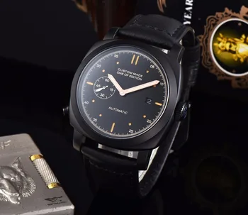 bomax marina 44MM Men's Watch Automatic Movement PVD High Mineral Glass Black Dial Black Stainless Steel Leather P1110-2
bomax marina 44MM Men's Watch Automatic Movement PVD High Mineral Glass Black Dial Black Stainless Steel Leather P1110-2
